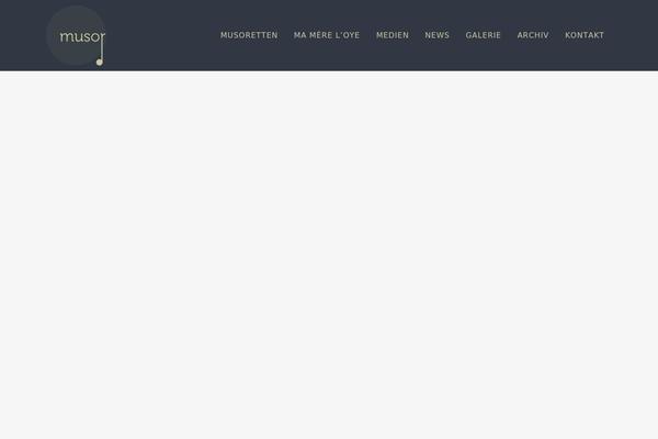 Site using Qode-music plugin