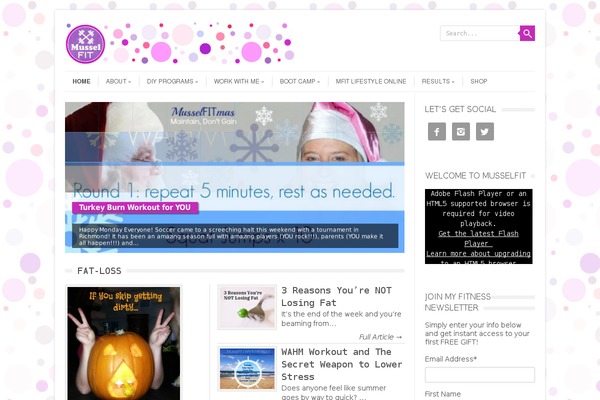 Leaf theme site design template sample