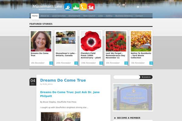Site using Image Slider plugin