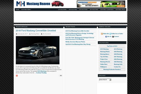Massive News theme site design template sample