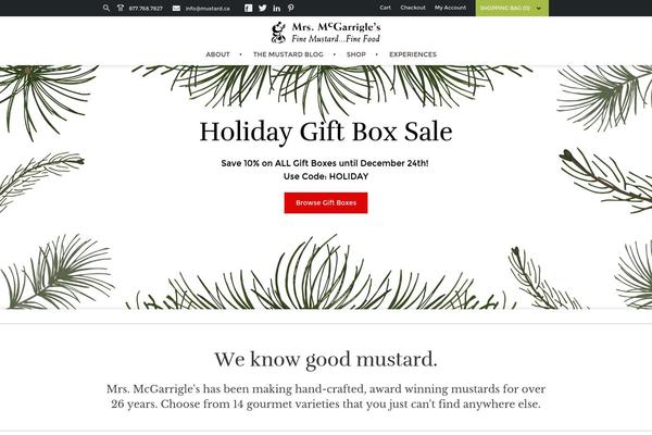 Store theme site design template sample