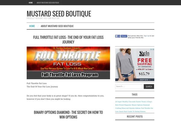 Fashionistas theme site design template sample