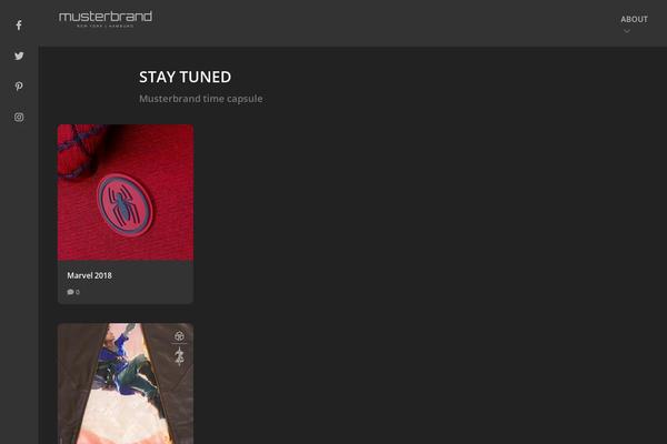 Gridzone theme site design template sample