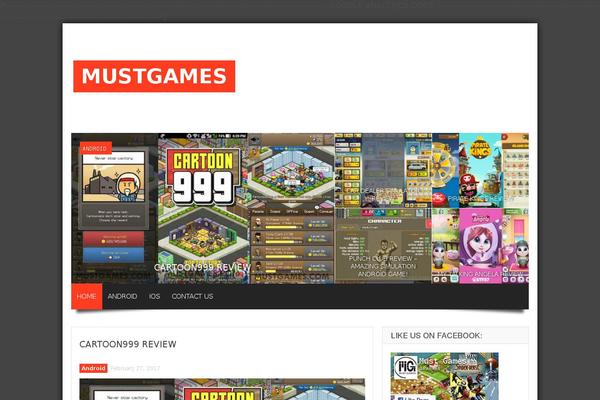 Gameleon theme site design template sample