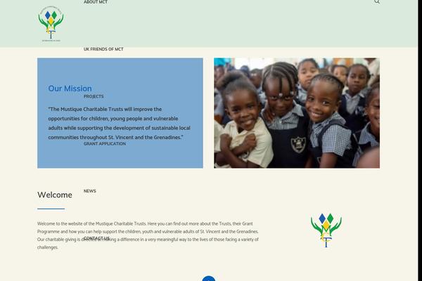 mustiquecharitabletrust.com site used Uncode-child