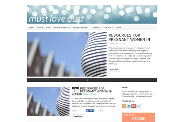 Organic Magazine theme site design template sample