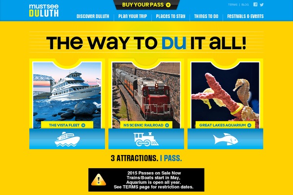 mustseeduluth.com site used Msd
