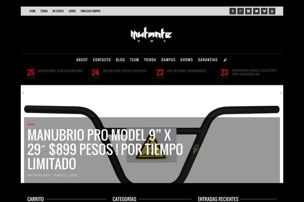BLACKMAG theme site design template sample