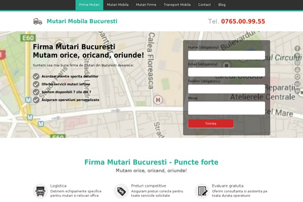 JustLanded theme site design template sample
