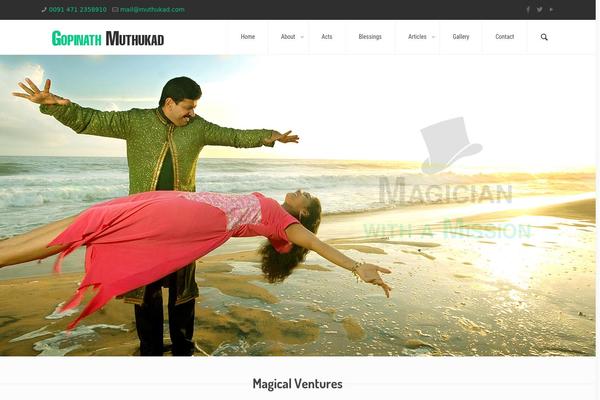 Nouveau theme site design template sample