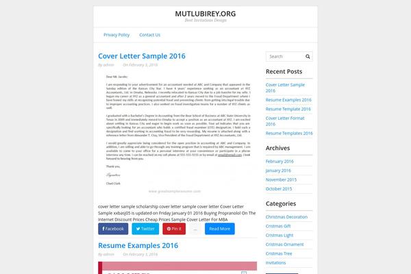 Fasthink theme site design template sample