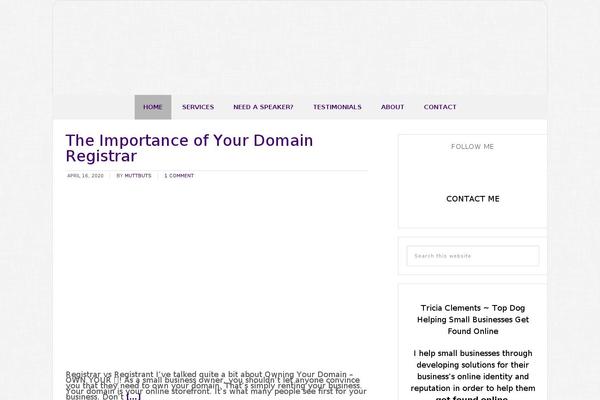 Modern Blogger Pro theme site design template sample