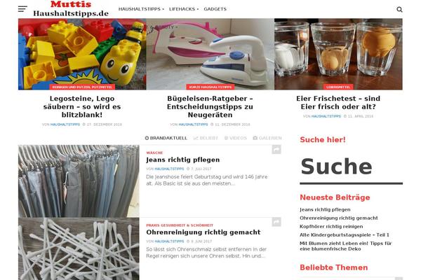 muttis-haushaltstipps.de site used Click-mag