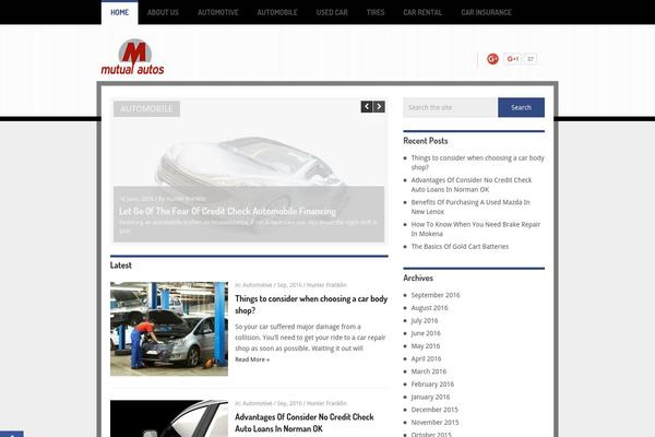 Hotnews theme site design template sample