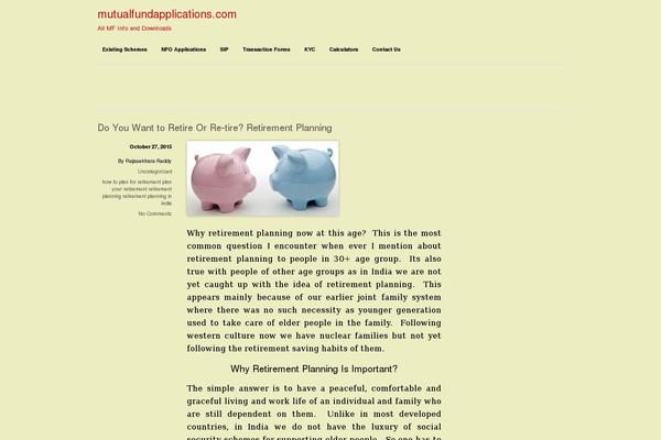 mutualfundapplications.com site used Frank Master
