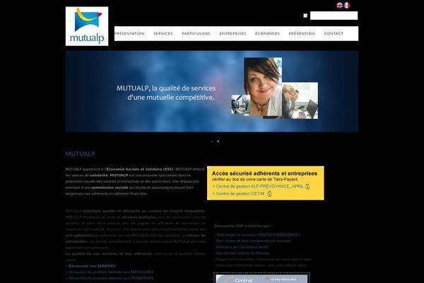 Lugada theme site design template sample