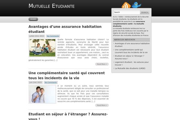 Modernstyle theme site design template sample