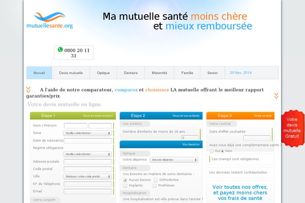mutuellesante.org site used Mse