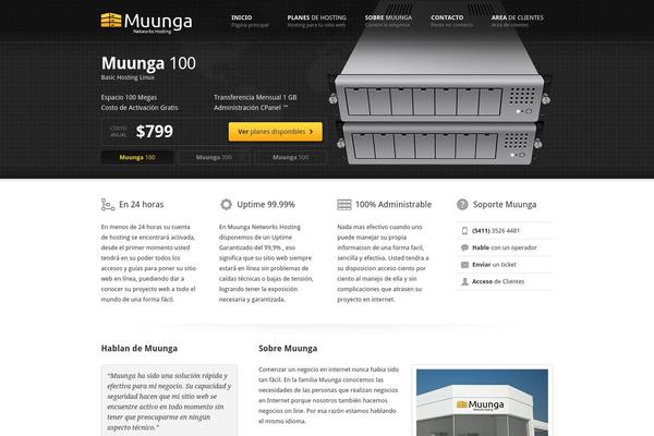 Rackhost theme site design template sample