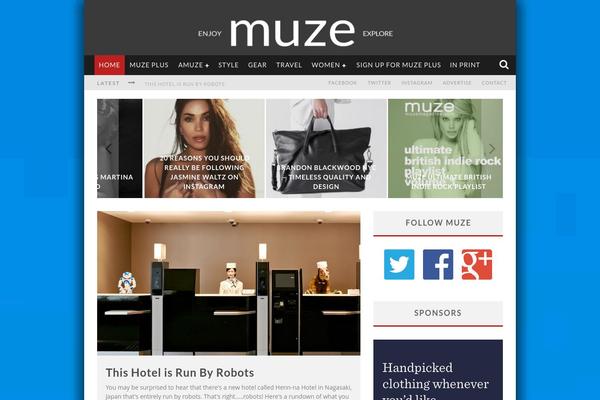 Valenti theme site design template sample