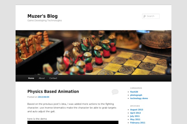 WordPress website example screenshot