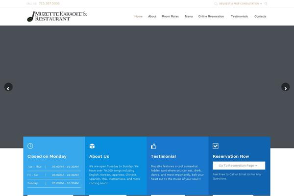 Site using Vamtam-push-menu plugin