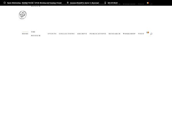 Musea theme site design template sample