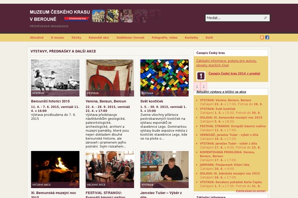 Site using amr ical events lists plugin