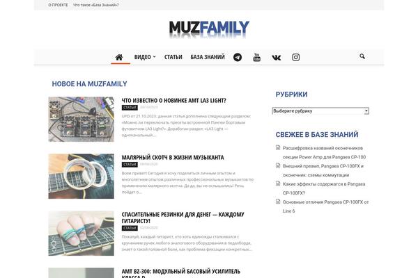 Site using YouTube information Widget plugin