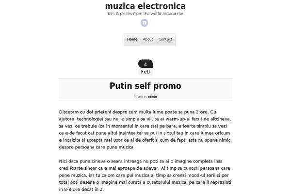 Nu White theme site design template sample