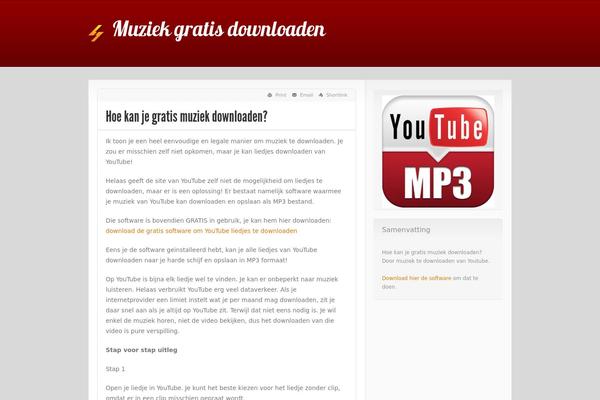 News theme site design template sample
