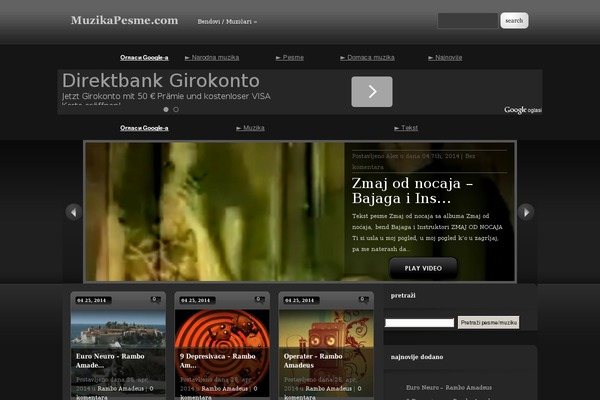 Evid theme site design template sample