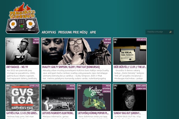 muzikosvirtuve.lt site used Style