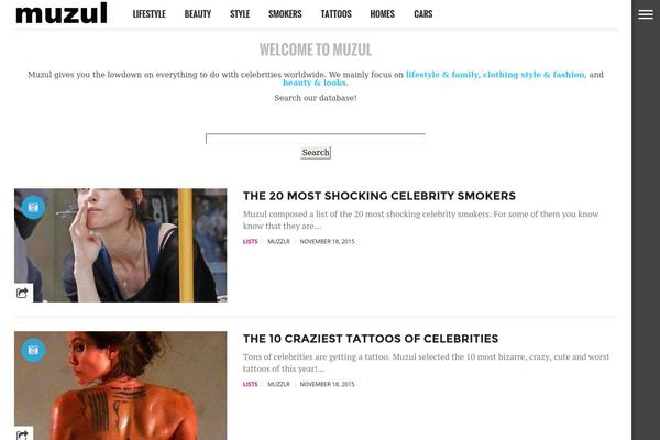 The Fox theme site design template sample