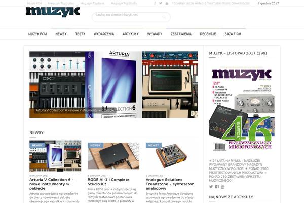 Weekly News theme site design template sample