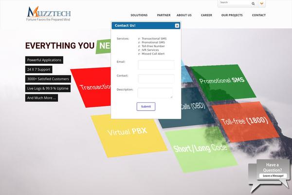 Dynamix theme site design template sample