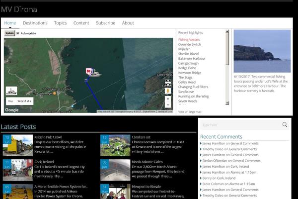 News Magazine theme site design template sample