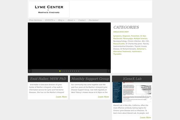 NonProfit theme site design template sample