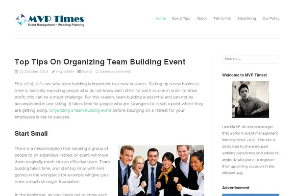 Puro theme site design template sample