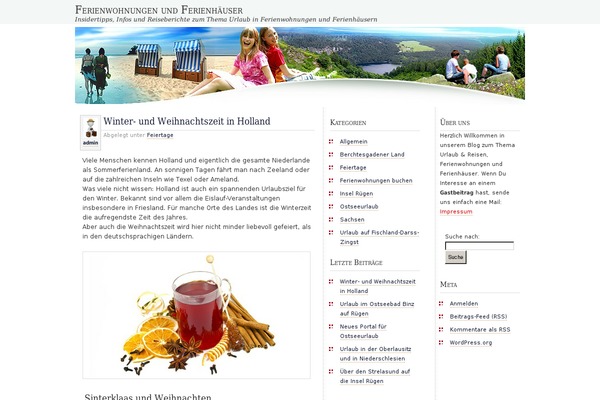 Gloriousday theme site design template sample