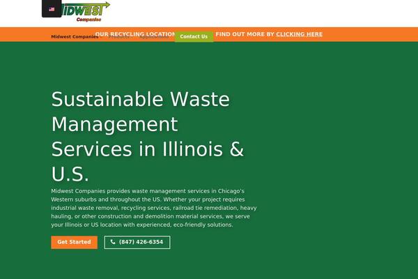 Midwest theme site design template sample