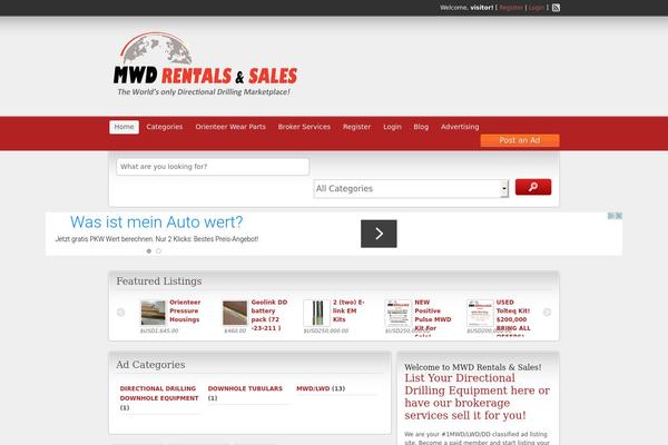 ClassiPress theme site design template sample