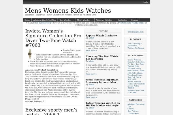 Magazine Basic theme site design template sample