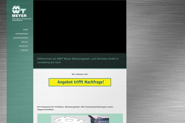 Myriad theme site design template sample