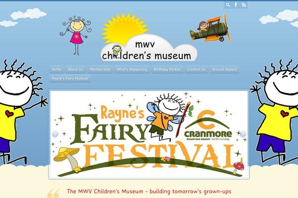 Happy Kids theme site design template sample