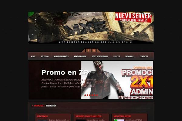 Orizon theme site design template sample