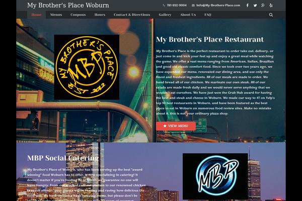 Impreza theme site design template sample