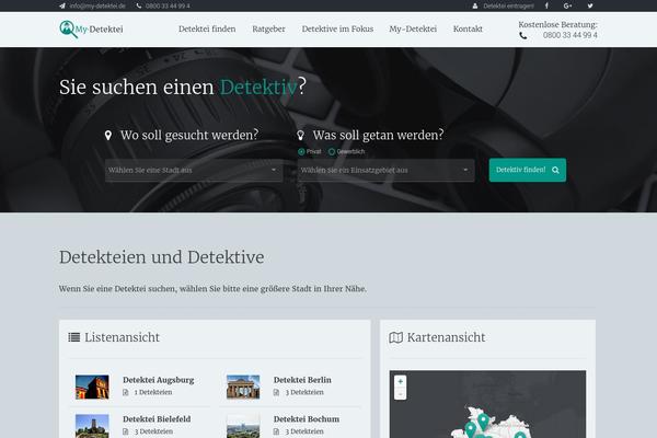 eList theme site design template sample