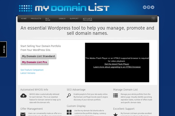 Site using Very Simple Contact Form plugin