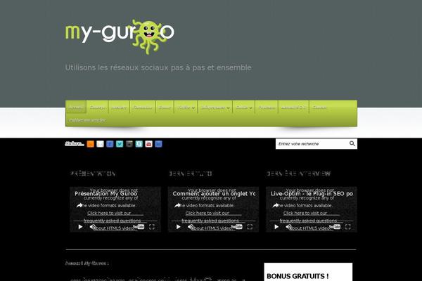 Sabino theme site design template sample